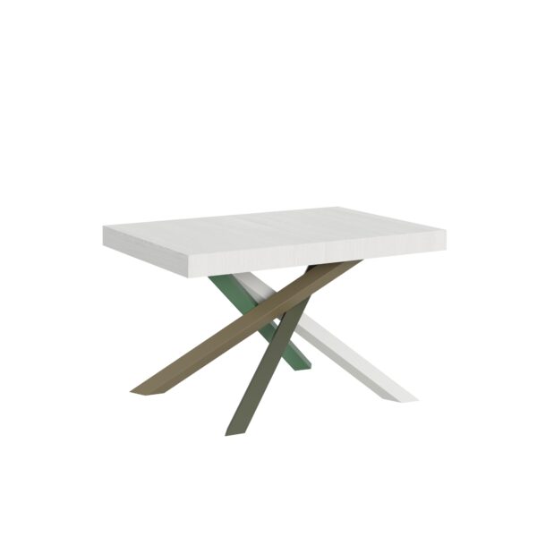 Tavolo allungabile 90x130/390 cm Volantis telaio gambe 4 colori (A)