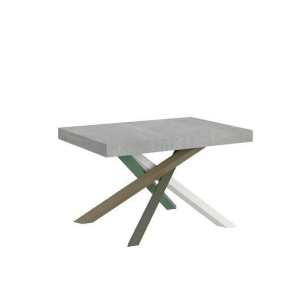 Tavolo allungabile 90x130/390 cm Volantis telaio gambe 4 colori (A)