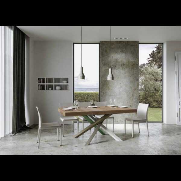 Tavolo allungabile 90x180/440 cm Volantis telaio gambe 4 colori (A)