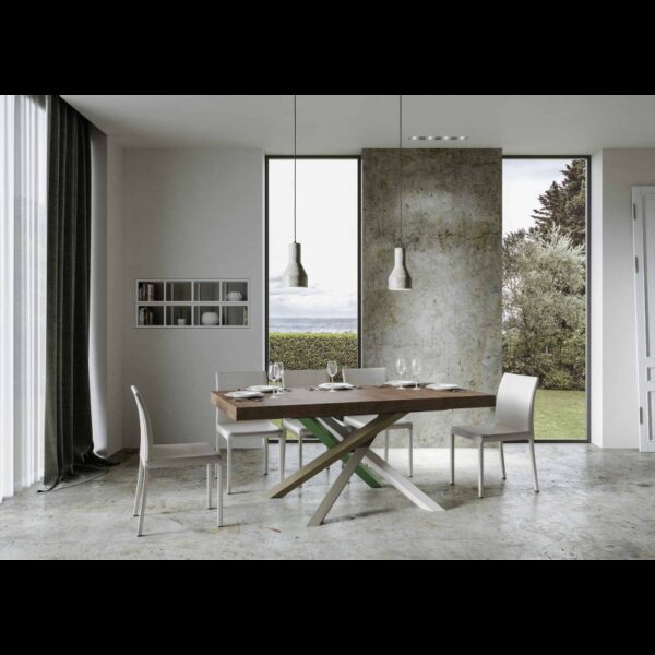 Tavolo allungabile 90x180/440 cm Volantis telaio gambe 4 colori (A)
