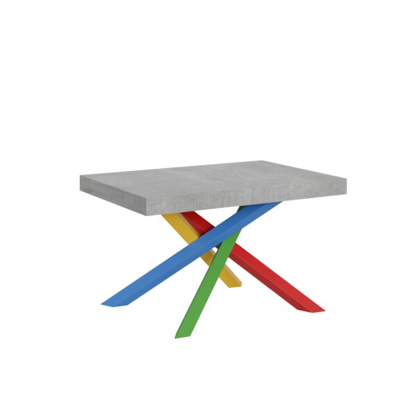 Tavolo allungabile 80x120/204 cm Volantis telaio gambe 4 colori (B)