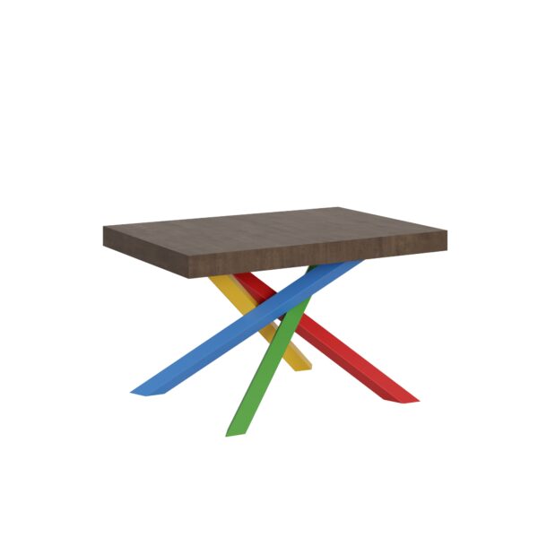 Tavolo allungabile 80x120/204 cm Volantis telaio gambe 4 colori (B)