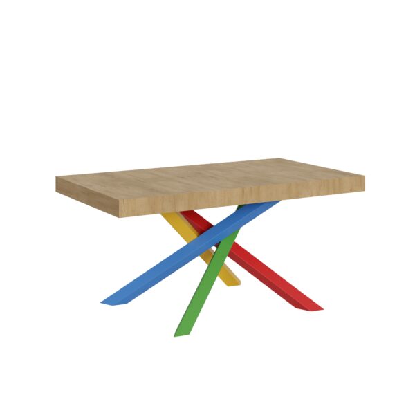 Tavolo allungabile 90x160/420 cm Volantis telaio gambe 4 colori (B)