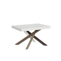 Tavolo allungabile 80x120/204 cm Volantis telaio gambe 4 colori (C)