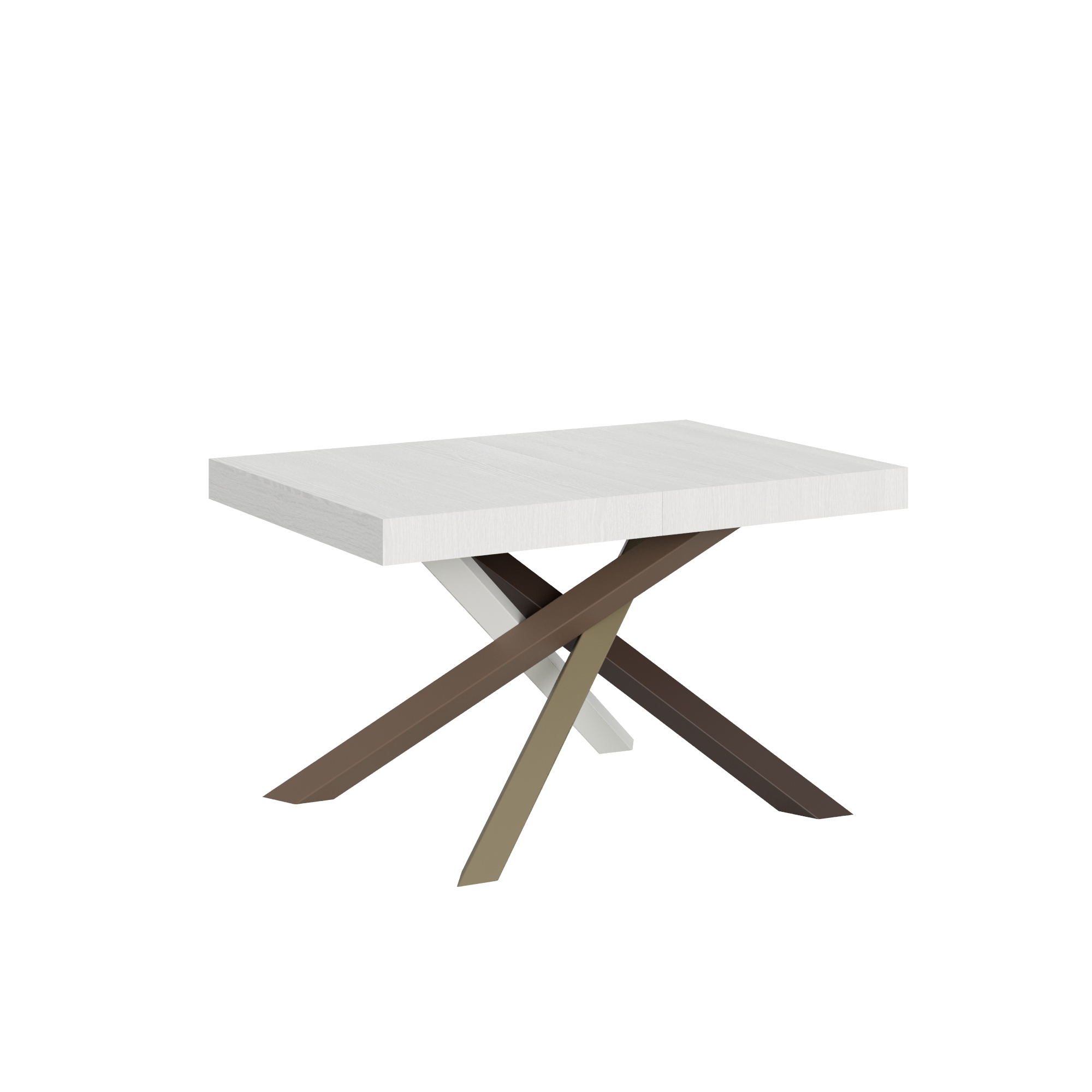 Tavolo allungabile 80x120/204 cm Volantis telaio gambe 4 colori (C)