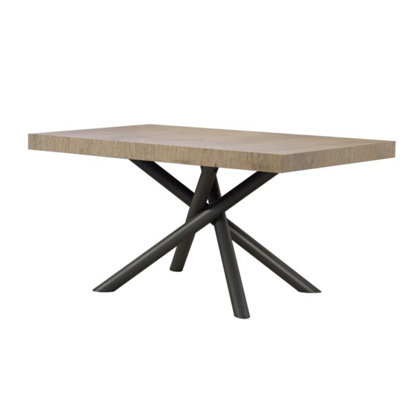 Tavolo allungabile 90x120/224 cm Famas telaio Antracite