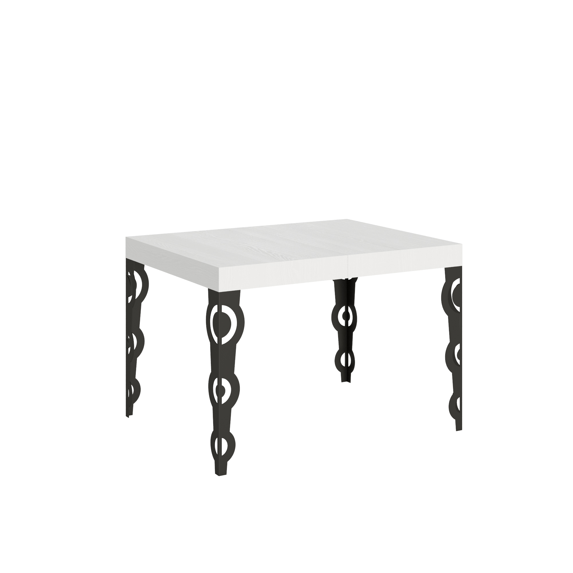 Tavolo allungabile 70x110/194 cm Karamay telaio Antracite