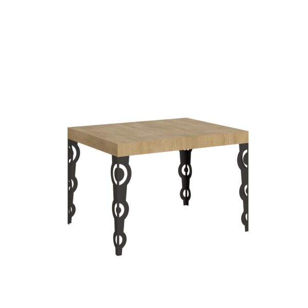 Tavolo allungabile 80x120/204 cm Karamay telaio Antracite