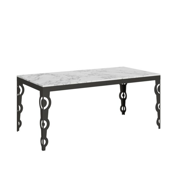 Tavolo allungabile 90x180/284 cm Karamay Evolution telaio Antracite