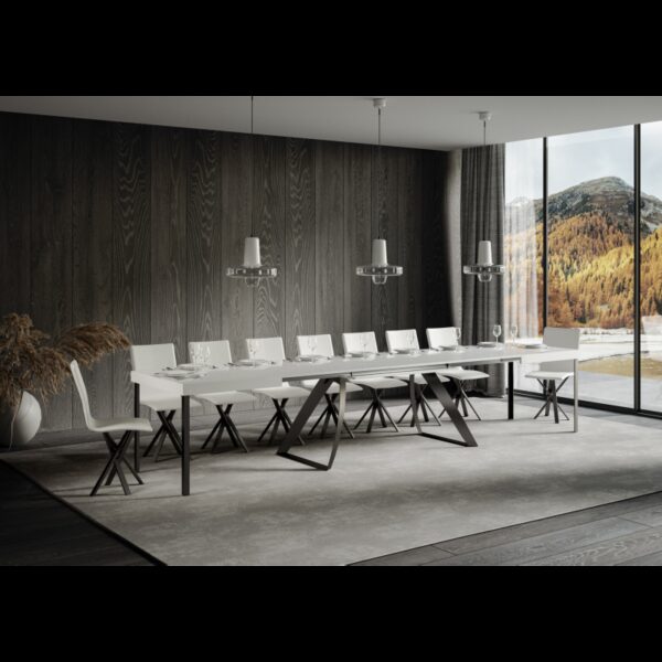Tavolo allungabile 90x180/440 cm Proxy telaio Antracite