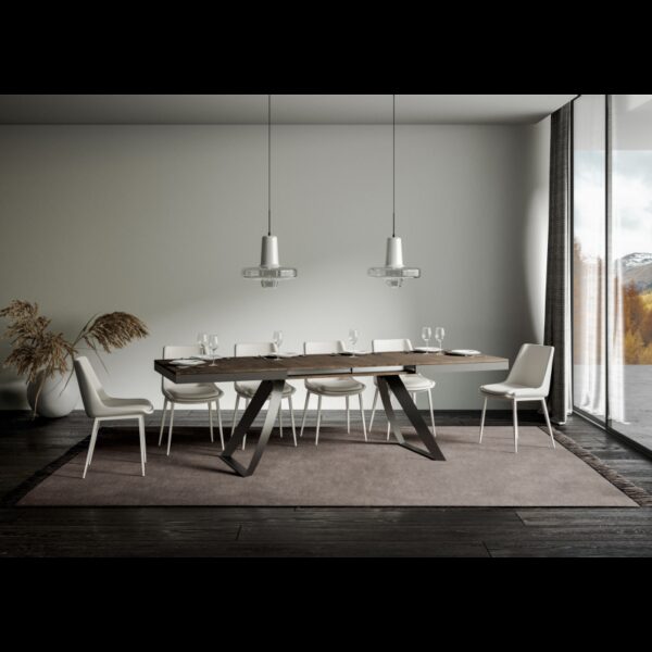 Tavolo allungabile 90x160/264 cm Proxy Evolution telaio Antracite
