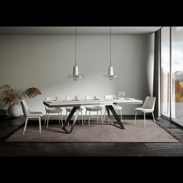 Tavolo allungabile 90x180/284 cm Proxy Evolution telaio Antracite