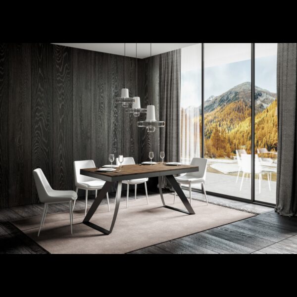 Tavolo allungabile 90x180/284 cm Proxy Evolution telaio Antracite