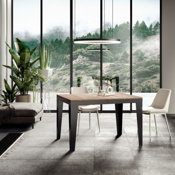 Tavolo allungabile 90x160/264 cm Flame Evolution telaio Antracite
