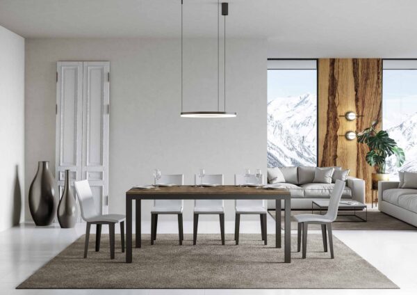 Tavolo allungabile 90x180/284 cm Everyday Evolution telaio Antracite