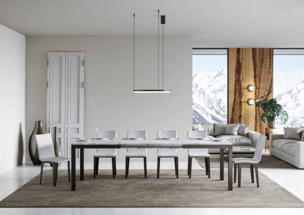 Tavolo allungabile 90x180/284 cm Everyday Evolution telaio Antracite