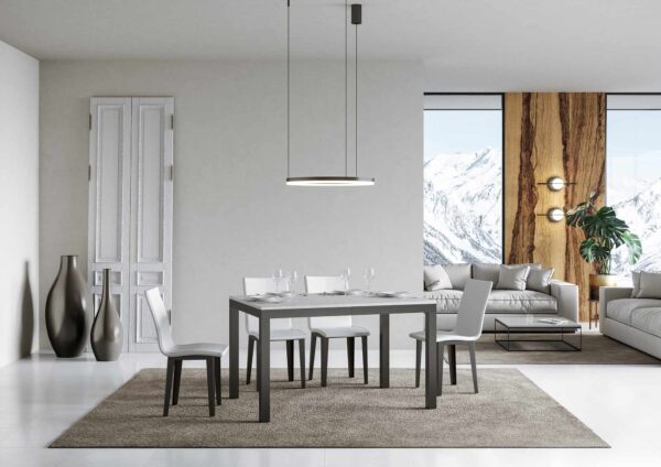 Tavolo allungabile 90x120/380 cm Everyday Evolution telaio Antracite