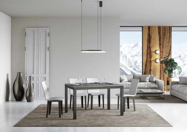 Tavolo allungabile 90x120/380 cm Everyday Evolution telaio Antracite