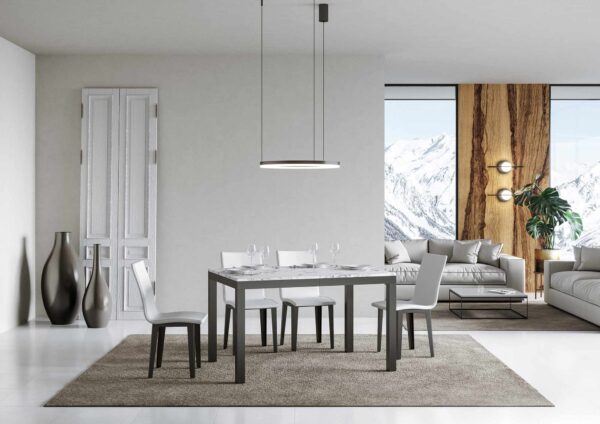 Tavolo allungabile 90x120/380 cm Everyday Evolution telaio Antracite