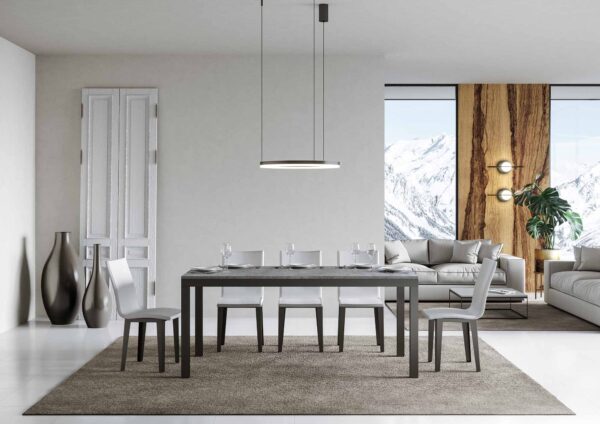 Tavolo allungabile 90x160/420 cm Everyday Evolution telaio Antracite
