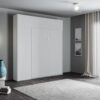 Letto a scomparsa 140 verticale Kentaro con colonna e pensili