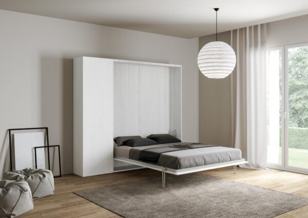 Letto a scomparsa 120 verticale Kentaro con colonna