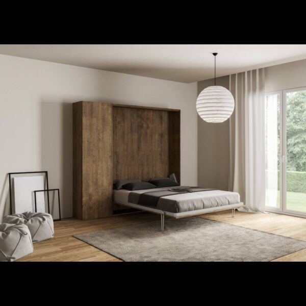 Letto a scomparsa 120 verticale Kentaro con colonna