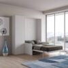 Letto a scomparsa 120 verticale Kentaro Sofà con colonna - ALESSIA 20