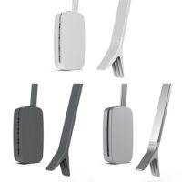 Appendiabiti per armadio Sling, 830 - 1150, Cromato brillo, Acciaio e Tecnoplastica.