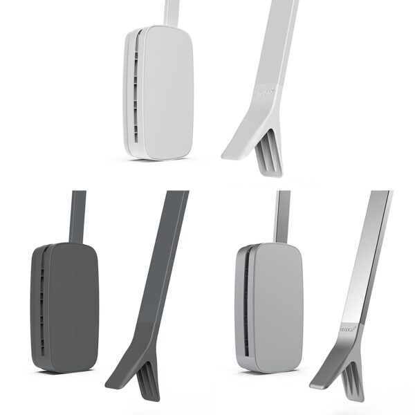 Appendiabiti per armadio Sling, 830 - 1150, Cromato brillo, Acciaio e Tecnoplastica.