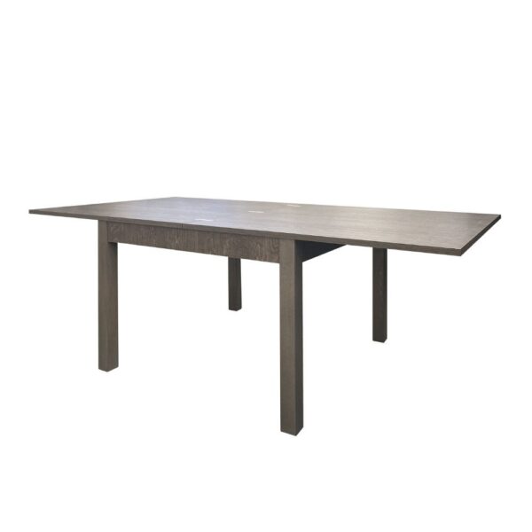 Tavolo raddoppiabile Firenze rovere grigio 90x90
