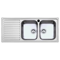 Lavello SAXT333A 116x50 cm 2 vasche gocciolatoio sinistro