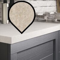 Top cucina F221ST87 270x60 spessore 38 ceramica crema