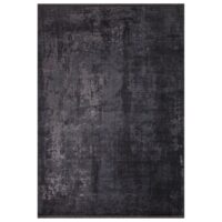 Tappeto antiscivolo vintage bambù colore antracite 120x180
