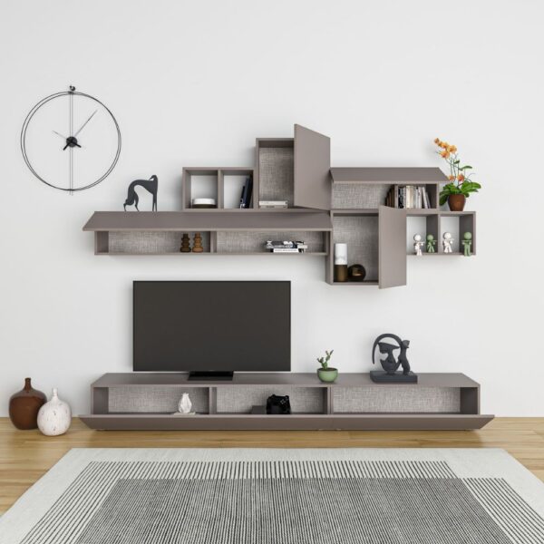 Parete attrezzata Tromen 260 cm. light mocha MTV234475