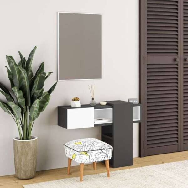 Ingresso Efes antracite bianco con specchio