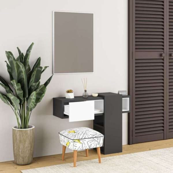 Ingresso Efes antracite bianco con specchio