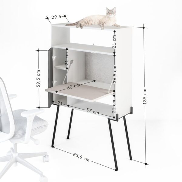 Mobile multiuso Tatti light mocha bianco antracite