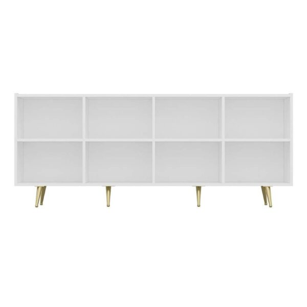 Madia Jose bianca 4 ante particolari oro 180x47x75h