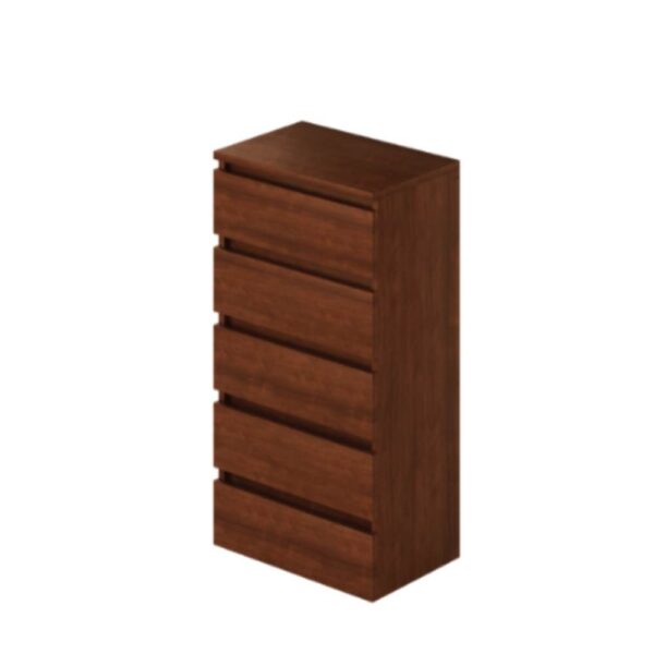 Cassettiera noce antico 5 cassetti 47x40x127H