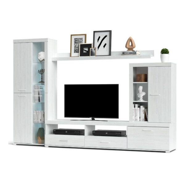 Parete attrezzata Club 3 Pino Anderson Bianco