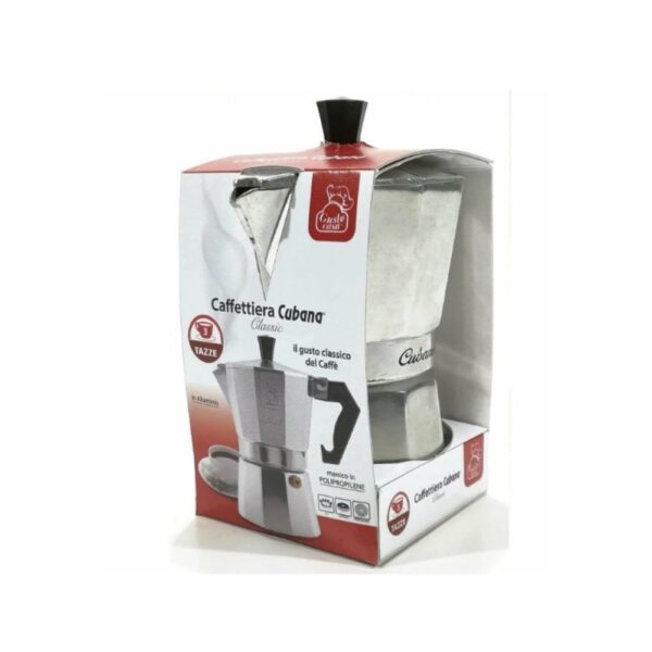 Caffettiera 3 tazze box da 24 pz.