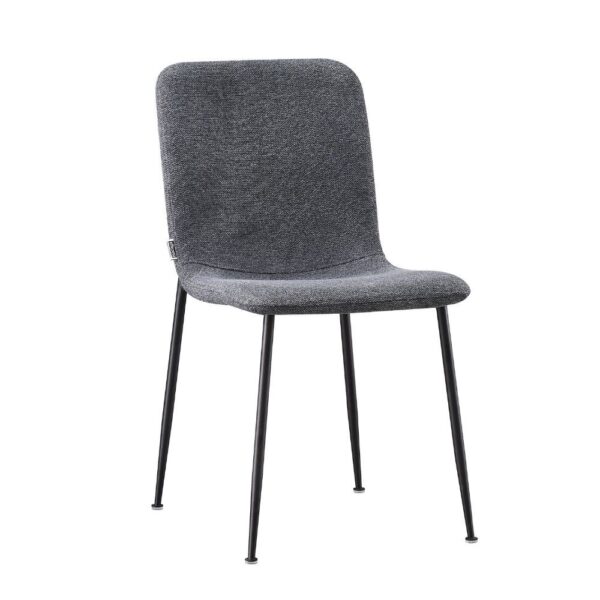 Sedia Patrug in tessuto grigio