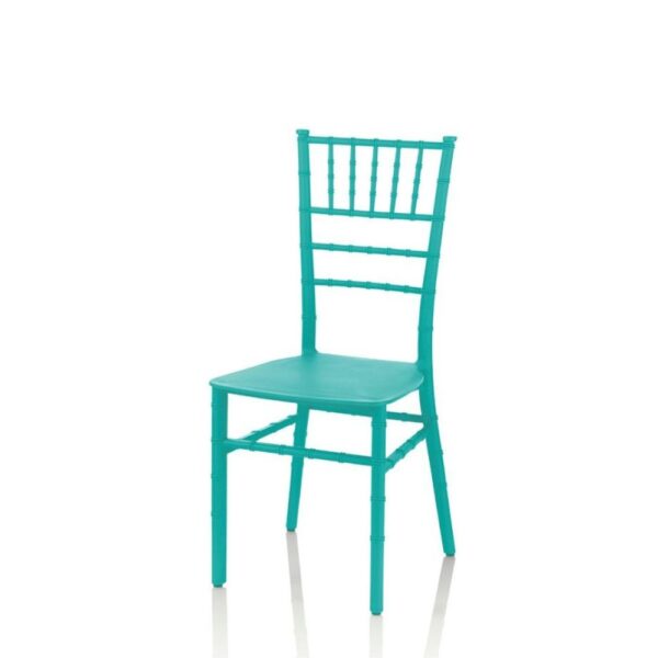 Sedia Falkor polipropilene verde tiffany