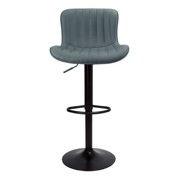 Sgabello regolabile Snas grigio con piede nero