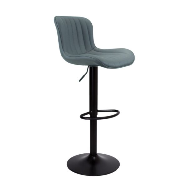Sgabello regolabile Snas grigio con piede nero