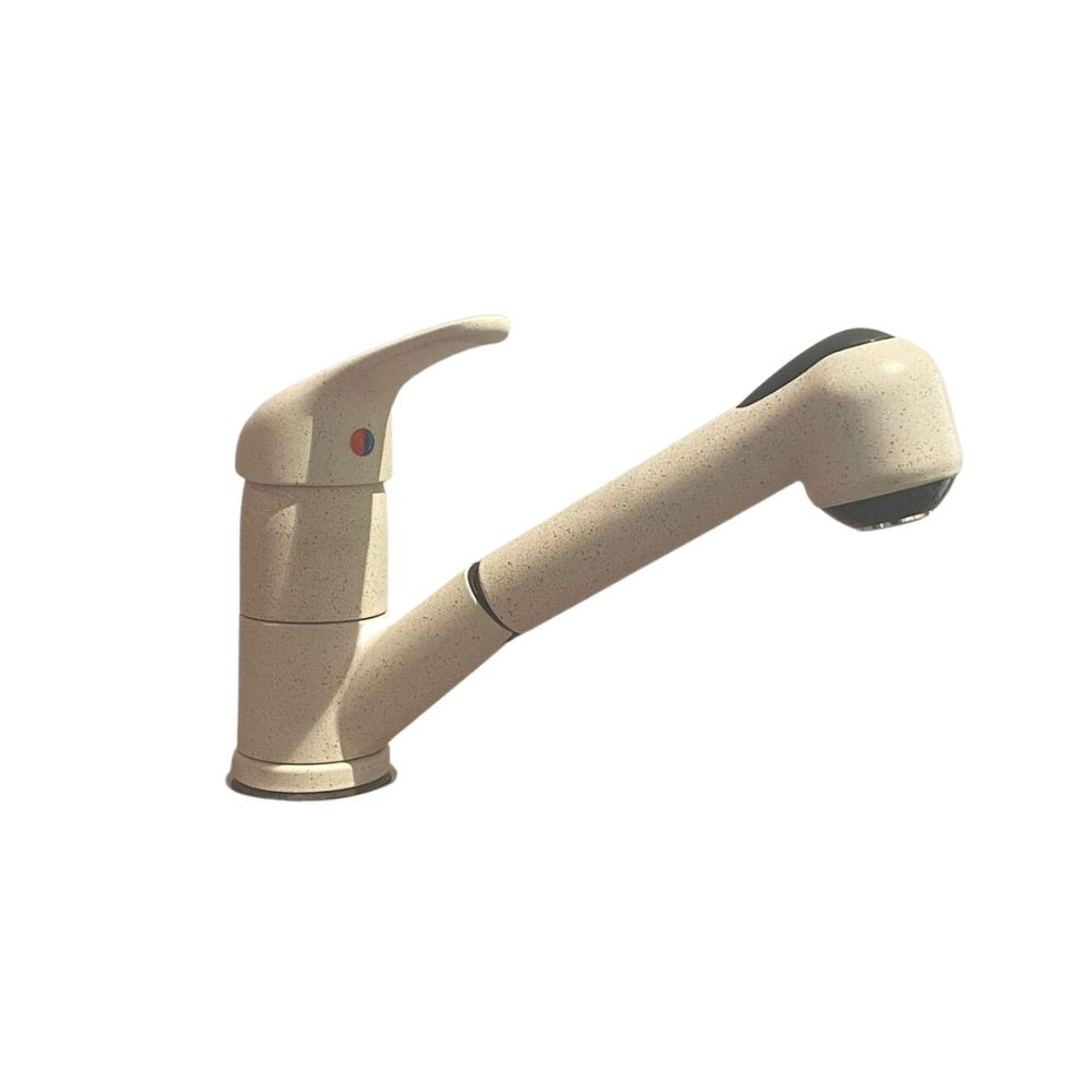 Miscelatore da cucina doccetta estraibile Paini Mixo 45Q573TCZ granito beige