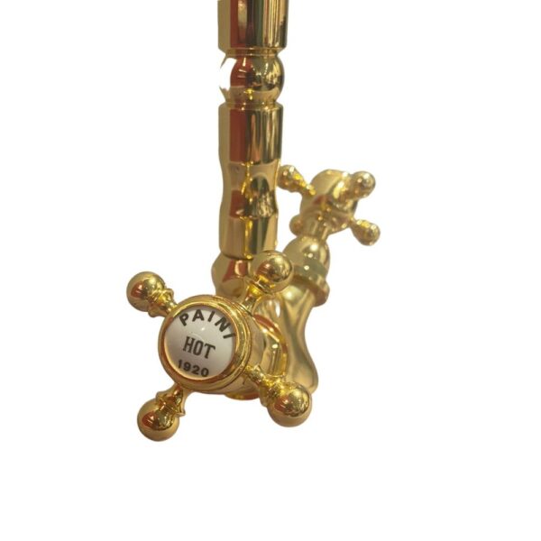 Miscelatore da cucina bicomando Paini Nostalgia Barocco 27OR570B oro