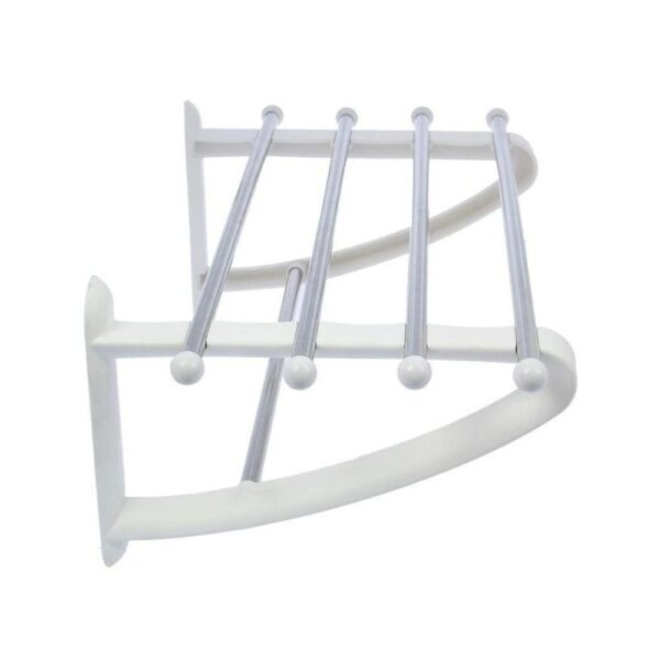 Mensola da bagno in alluminio colore bianco