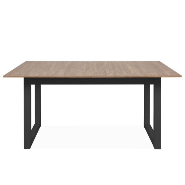 Tavolo allungabile Austin 80A piano colore legno e gambe antracite